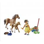 Playmobil Spirit Riding Free Pru With Horse And Foal 70122 4008789701220