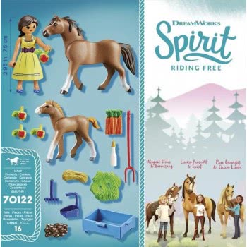 Playmobil Spirit Riding Free H Πρου Με Άλογο Και Πουλάρι 70122 4008789701220