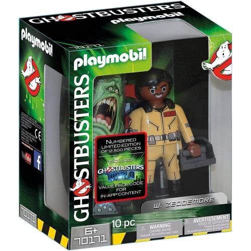 Playmobil Ghostbusters Συλλεκτική Φιγούρα Γουίνστον Ζέντμορ 70171 4008789701718