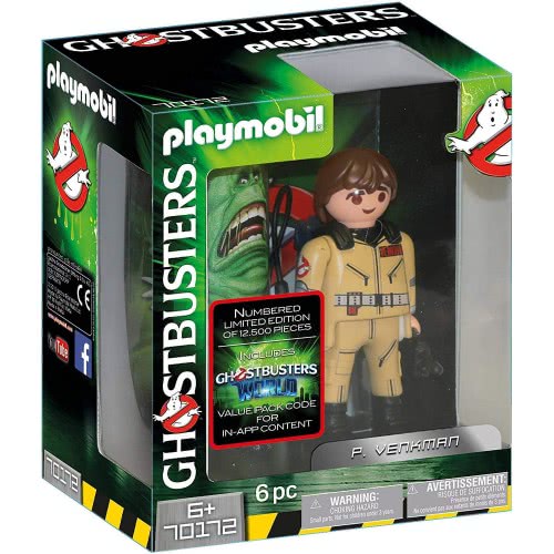 Playmobil Ghostbusters Συλλεκτική Φιγούρα Πήτερ Βένκμαν 70172 4008789701725