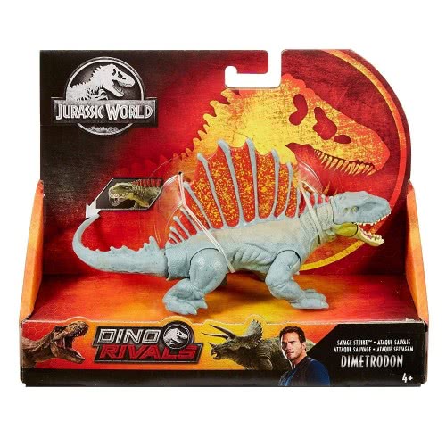 Mattel Jurassic World Βασική Φιγούρα Δεινόσαυρου Με Σπαστά Μέλη - Dimetrodon GCR54 / GCR58 887961733372