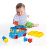 Clementoni Baby Baby Toddler Toy Mickey Shape Shorter Bus For 10+ Months 1000-14395 8005125143955