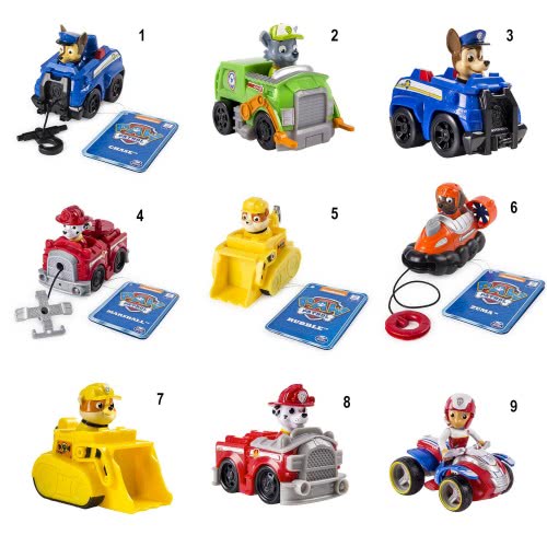 Spin Master Paw Patrol Rescue Race Οχηματάκια Διάσωσης - 9 Σχέδια 9503009590 / ASST 778988713839