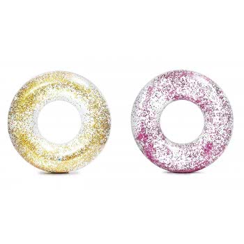 INTEX Transparent Glitter Tubes 119 Cm - Pink, Gold 56274 6941057414188