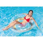 INTEX Transparent Glitter Tubes 119 Cm - Pink, Gold 56274 6941057414188