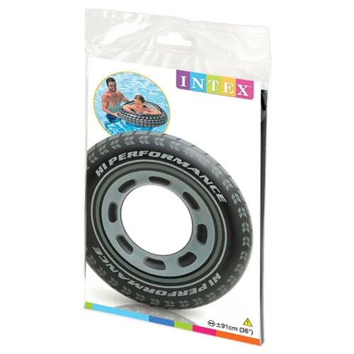INTEX Giant Tire Tube - Γιγάντιο Φουσκωτό Σωσίβιο Σαμπρέλα 91Εκ. Διάμετρος 59252 6941057459257
