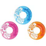 INTEX Clear Color Tubes  - Λουλουδένιο Φουσκωτό Σωσίβιο 91 Εκ. - Ροζ - Μπλε - Πορτοκαλί 59251 6941057452517