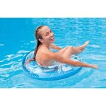 INTEX Clear Color Tubes  - Λουλουδένιο Φουσκωτό Σωσίβιο 91 Εκ. - Ροζ - Μπλε - Πορτοκαλί 59251 6941057452517
