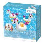 INTEX Unicorn Drink Holder - Σετ Ποτηροθήκες Μονόκερος 3Τμχ 57506 6941057413327