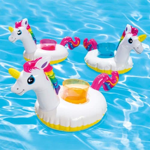INTEX Unicorn Drink Holder Set Of Three 57506 6941057413327