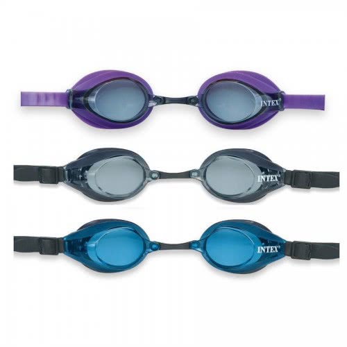 INTEX Silicon Racing Goggles - Αθλητικά Γυαλάκια Κολύμβησης Σε Τρία Χρώματα 55699-55693-55691-55692 6941057403328