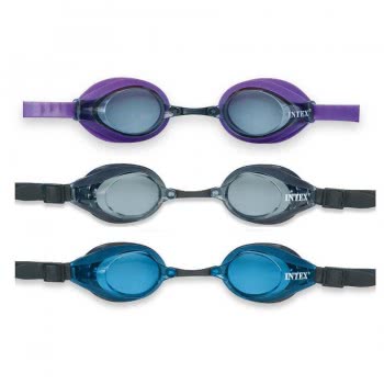 INTEX Silicon Racing Goggles - Αθλητικά Γυαλάκια Κολύμβησης Σε Τρία Χρώματα 55699-55693-55691-55692 6941057403328