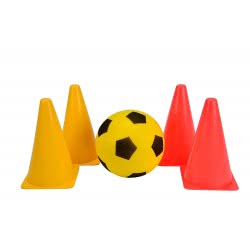 ANDRONI Be Active Football Training Set With Ball And Pylons 5967-0000 8000796059673