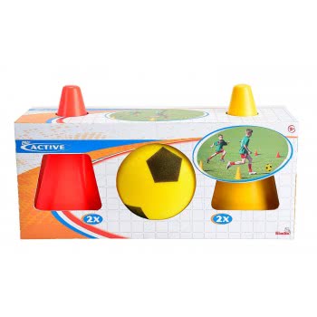 ANDRONI Be Active Football Training Set With Ball And Pylons 5967-0000 8000796059673