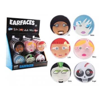I-Total Ακουστικά Earphones Earfaces - 6 Σχέδια CM2019 8056734564556