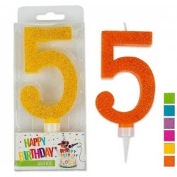 OEM Trend Glitter Candles Maxi No. 5 942036 4032722942036