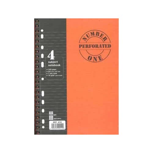 A&G PAPER Σπιράλ A4 4Θ 160Φ Number One Perforated 014592-ANG055-13296 5203296004140