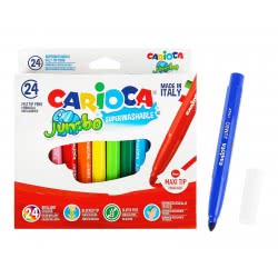 CARIOCA Markers JUMBO 24 Colors 40570 8003511405700
