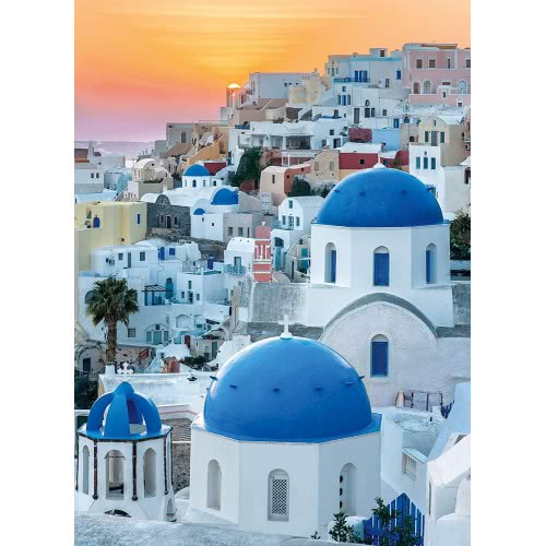 Clementoni Παζλ Quality Collection Σαντορίνη 1000 Τμχ 1220-39480 8005125394807