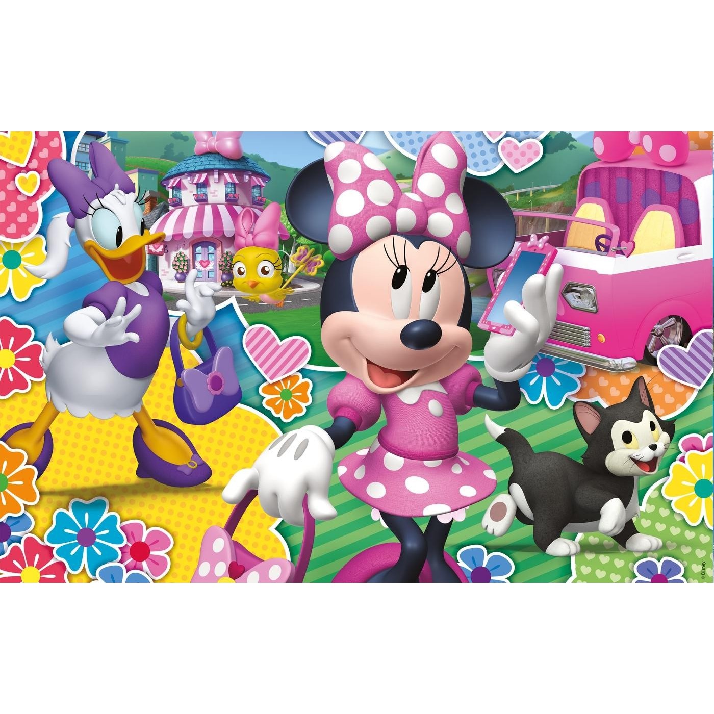 Clementoni Kids Puzzle Super Color Minnie Happy Helpers 2X20 & 2X60 Pcs ...