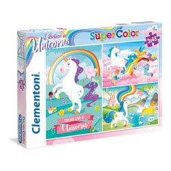 Clementoni Παιδικό Παζλ Color Believe N Unicorns 3X48 Τμχ 1200-25231 8005125252312
