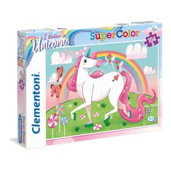 Clementoni Παιδικό Παζλ Color Believe N Unicorns 104 Τμχ 1210-27109 8005125271092