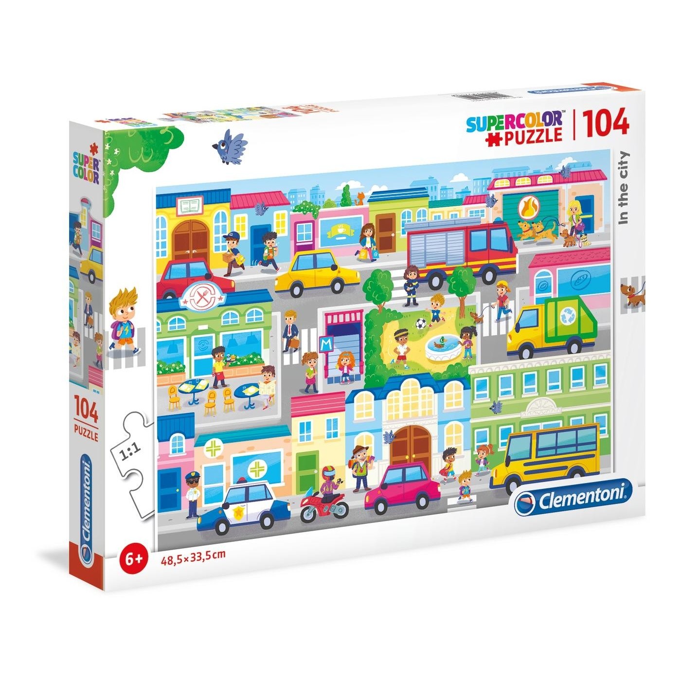 Clementoni Kids Puzzle Super Color The City 104 Pcs 1210-27114 | Toys ...