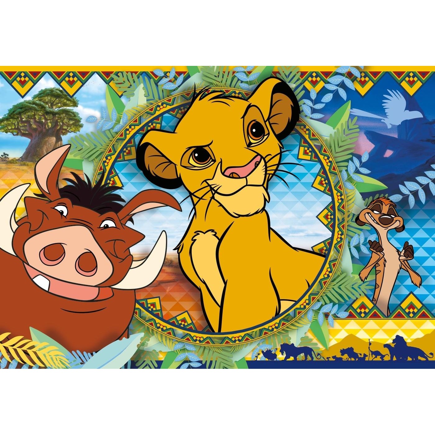 Clementoni Kids Puzzle Super Color Lion King 104 Pcs 1210-27287 | Toys ...