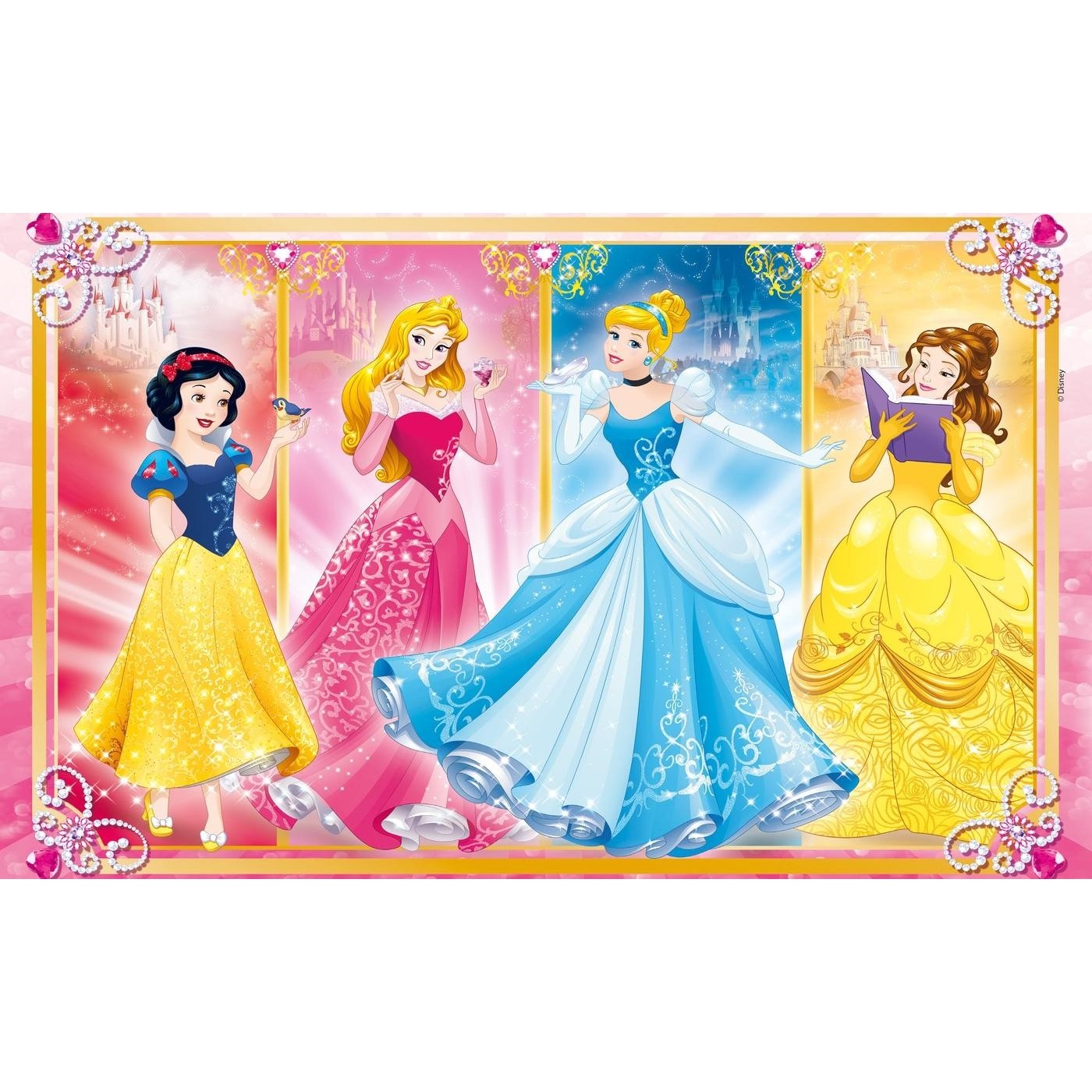 Clementoni Kids Puzzle Super Color Princess 2X60 Pcs 1200-07133 | Toys ...