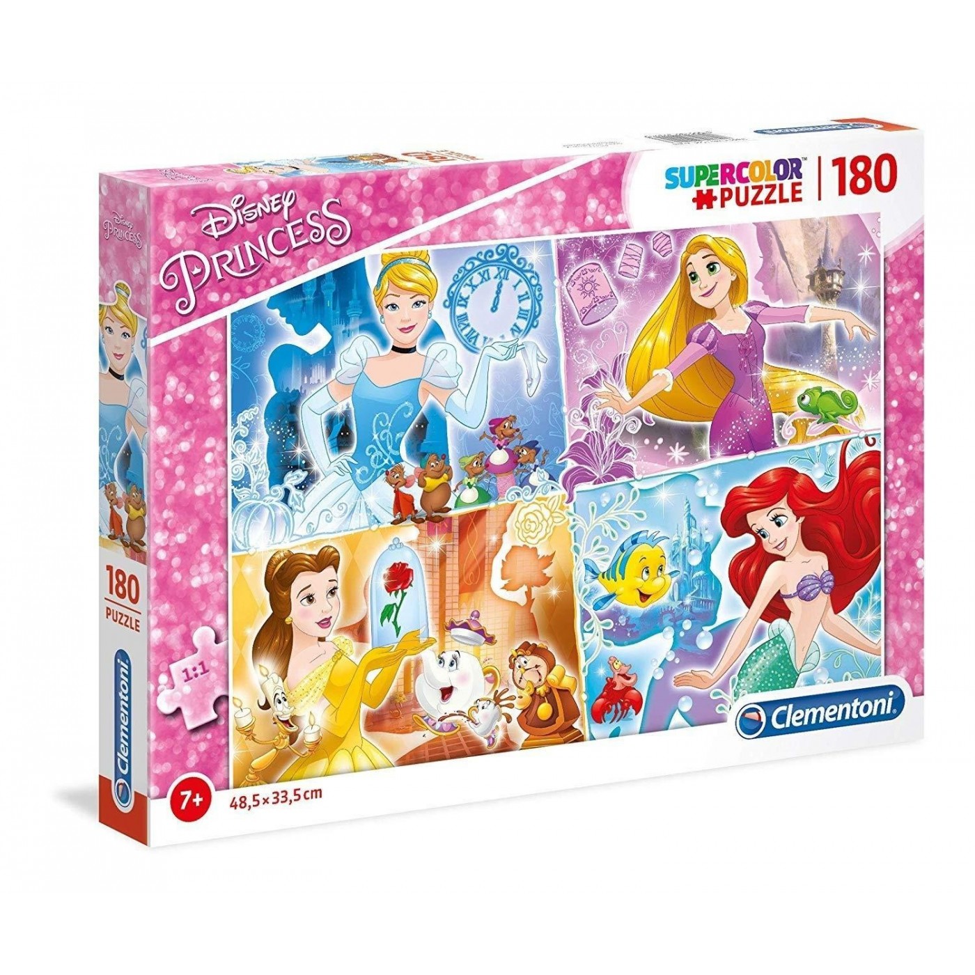 Clementoni Kids Puzzle Super Color Princesses 180 Pcs 1210-29294 | Toys ...