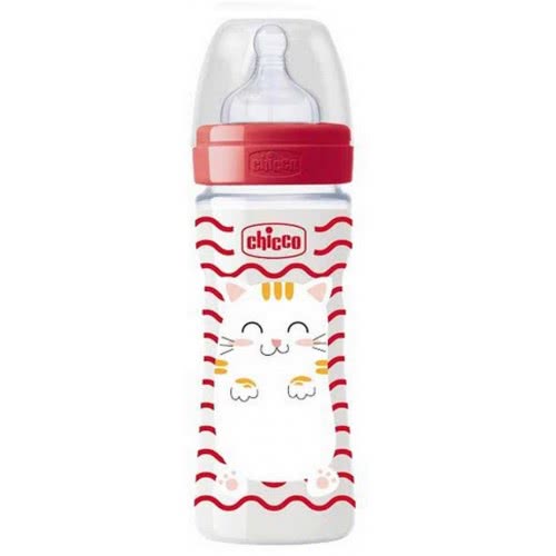Chicco Πλαστικό Μπιμπερό Well-Being Pop Friends Θήλη Σιλικόνης 250Ml 2M+ A60-09501-00 8058664086092