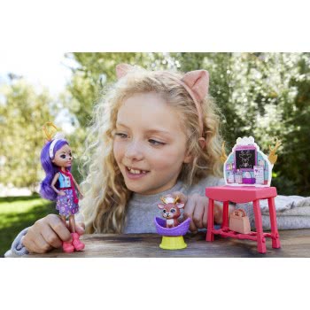 Mattel Enchantimals Γιατρός Για Ζωάκια - Κουκλα Και Ζωακι Φιλαράκι Με Αξεσουαρ FCC62 / GBX04 887961723274