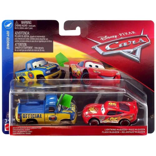 Mattel Disney/Pixar Cars Dexter Hoover And Lightning Mcqueen Pack Of Two DXV99 / FLH53 887961558562