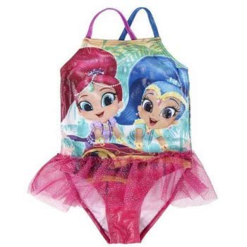 Cerda Shimmer And Shine Μαγιό Ολόσωμο Μέγεθος 2-3 Ετών - Ροζ 2200003786 8427934263004