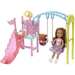 Mattel Barbie Club Κούκλα Chelsea Και Παιδική Χαρά FDB32 / FXG84 887961691047
