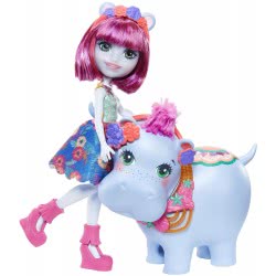 Mattel Enchantimals - Lake Doll And Hedda Hippo Friend Animal FKY72 / GFN56 887961766615