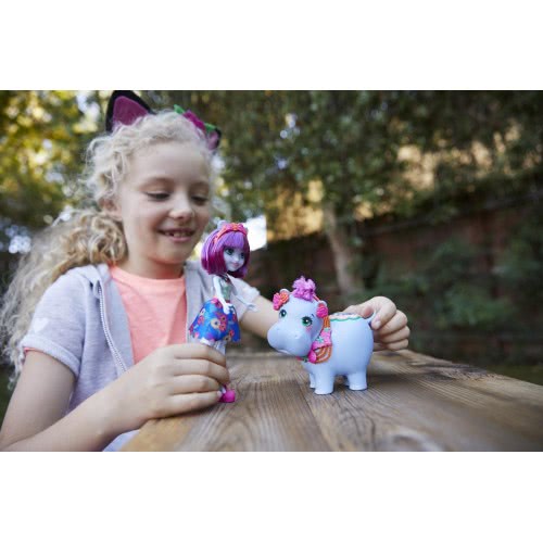 Mattel Enchantimals - Lake Doll And Hedda Hippo Friend Animal FKY72 / GFN56 887961766615
