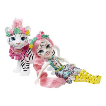 Mattel Enchantimals - Kitty Doll And Tadley Tiger Animal Friend FKY72 / GFN57 887961766622