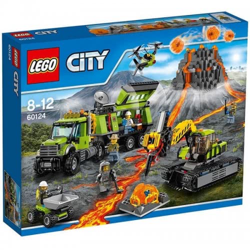 LEGO City In/Out Βάση Εξερεύνησης Ηφαιστείου 60124 5702015594851