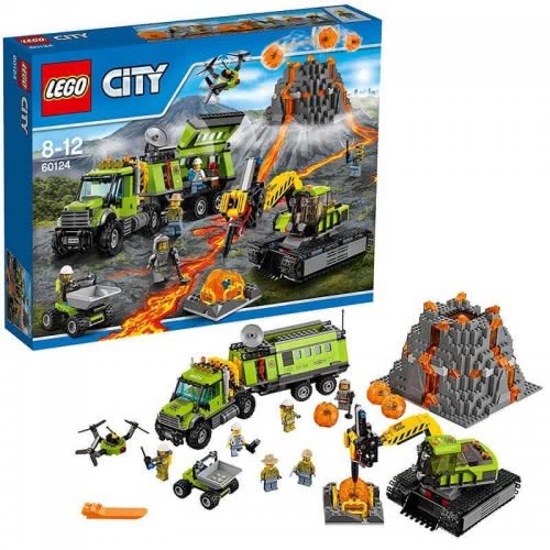 LEGO City In/Out Βάση Εξερεύνησης Ηφαιστείου 60124 5702015594851