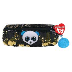 ty Fashion Sequin Plush Pencil Case Panda Bamboo 1607-95855 008421958559
