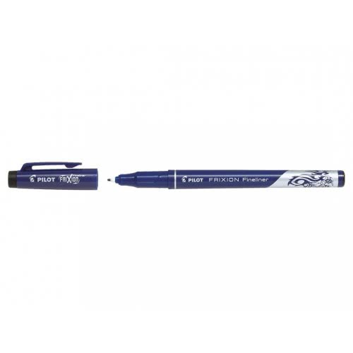 PILOT Marker Pen Frixion Fineliner Fine Tip 1.3Mm - Black SW-FF-60 / BLACK 4902505560484