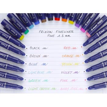 PILOT Marker Pen Frixion Fineliner Fine Tip 1.3Mm - Black SW-FF-60 / BLACK 4902505560484