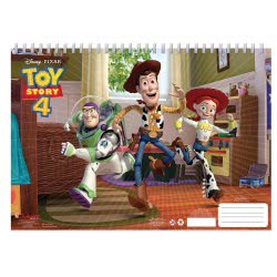 Diakakis imports Toy Story Μπλοκ Ζωγραφικής 40 Φύλλα Με Αυτοκόλλητα, Στένσιλ - 2 Σχέδια 000562232 5205698421259