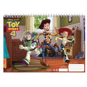 Diakakis imports Toy Story Μπλοκ Ζωγραφικής 40 Φύλλα Με Αυτοκόλλητα, Στένσιλ - 2 Σχέδια 000562232 5205698421259