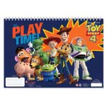 Diakakis imports Toy Story Μπλοκ Ζωγραφικής 40 Φύλλα Με Αυτοκόλλητα, Στένσιλ - 2 Σχέδια 000562232 5205698421259