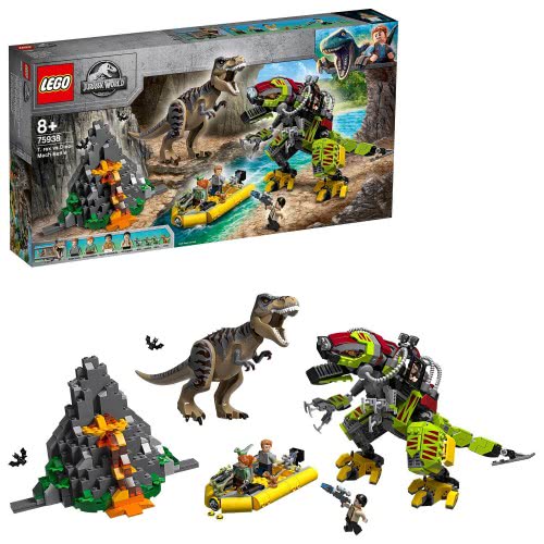 LEGO Jurassic World Μάχη T. Rex Εναντίον Ρομπoτικού Δεινόσαυρου 75938 5702016542707