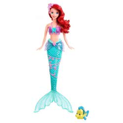 Mattel Disney Princess Γοργόνα Άριελ Με Ζωάκι Της Θάλασσας X9396 746775179724