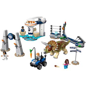 LEGO Jurassic World Triceratops Rampage 75937 5702016542691