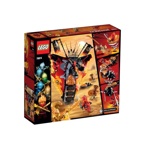 LEGO Ninjago Fire Fang 70674 5702016365511
